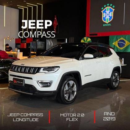 JEEP COMPASS 2.0 16V FLEX LONGITUDE AUTOMÁTICO JEEP COMPASS 2.0 16V FLEX LONGITUDE AUTOMÁTICO